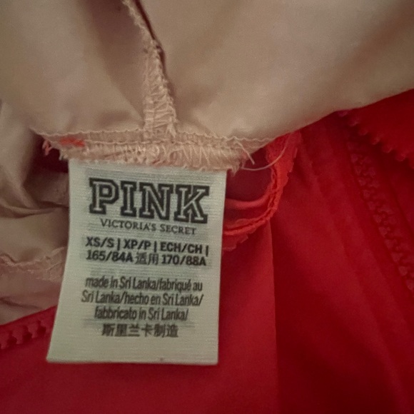 PINK Victoria's Secret orangish pink Jacket - Picture 3 of 3